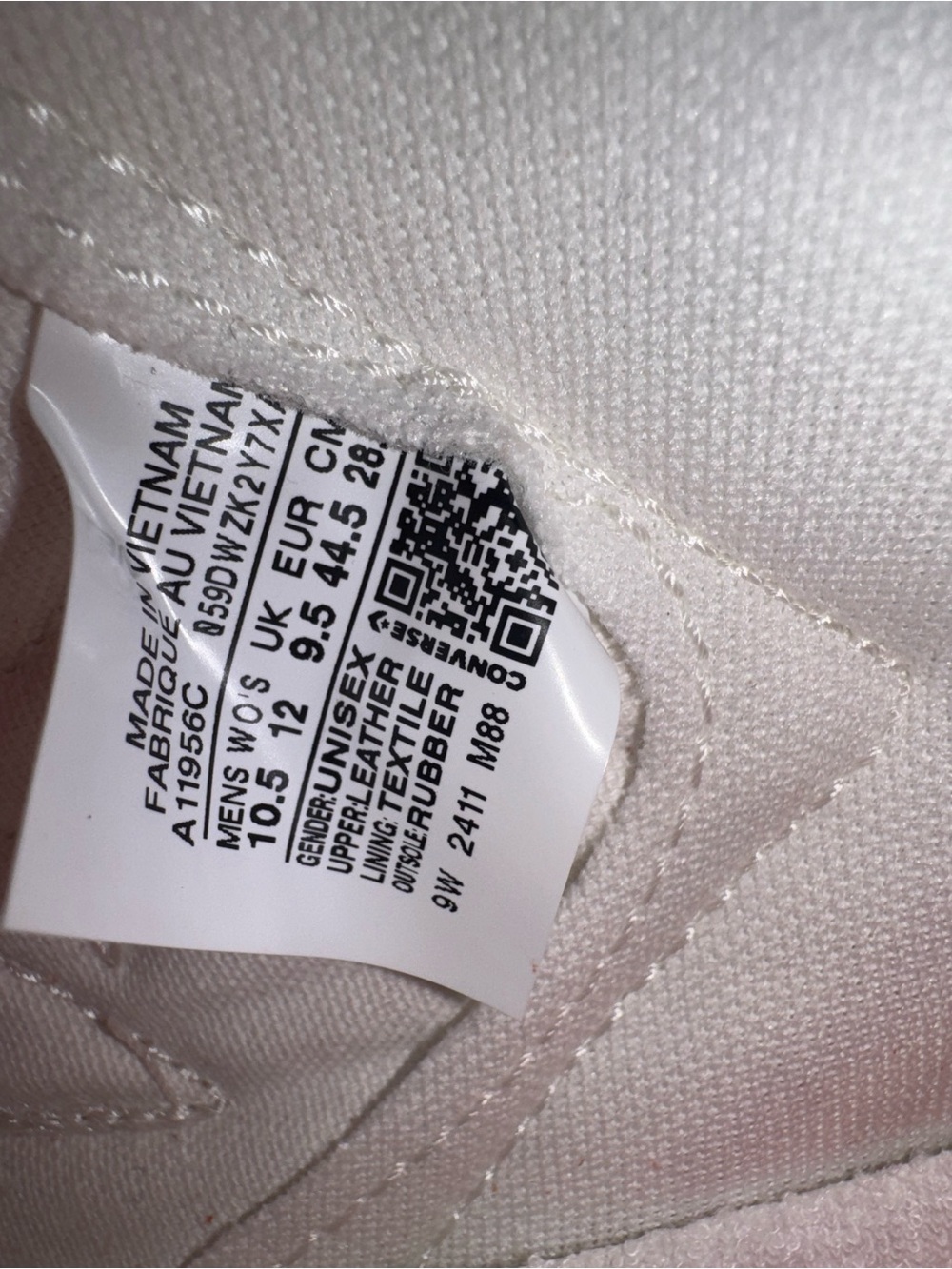 Converse Weapon Mid White and Orange Retro Basketball Sneakers, Sizes 12 & 10.5 - Picture 6 of 15